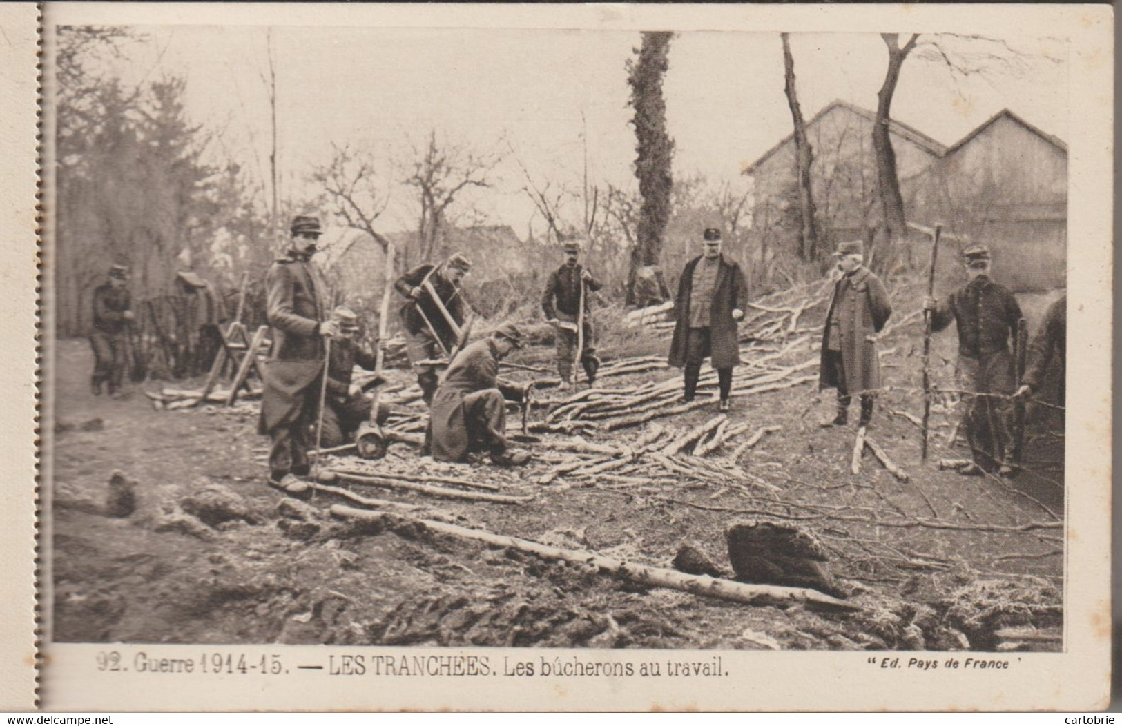 Guerre 1914-1918 - Le Pays De France - Album Carnet De 24 Cartes Postales Bien Animées - (tranchées) - Weltkrieg 1914-18