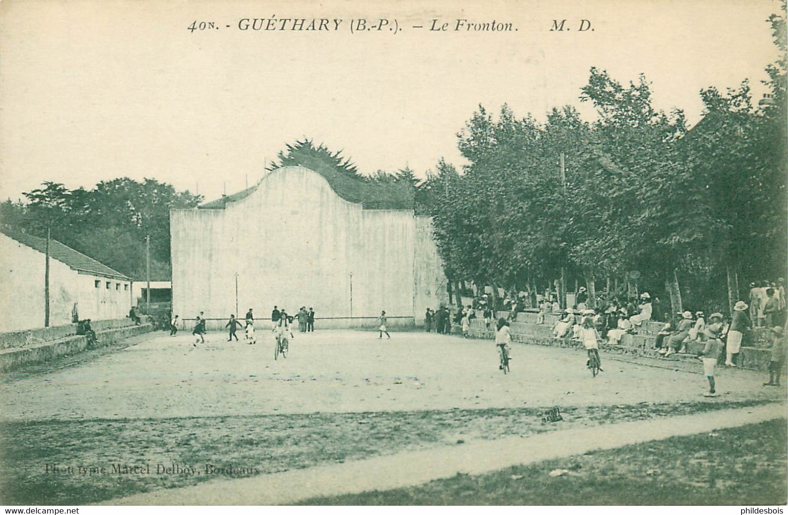 PYRENEES ATLANTIQUES  GUETHARY  Le Fronton ( Pelote Basque ) - Guethary