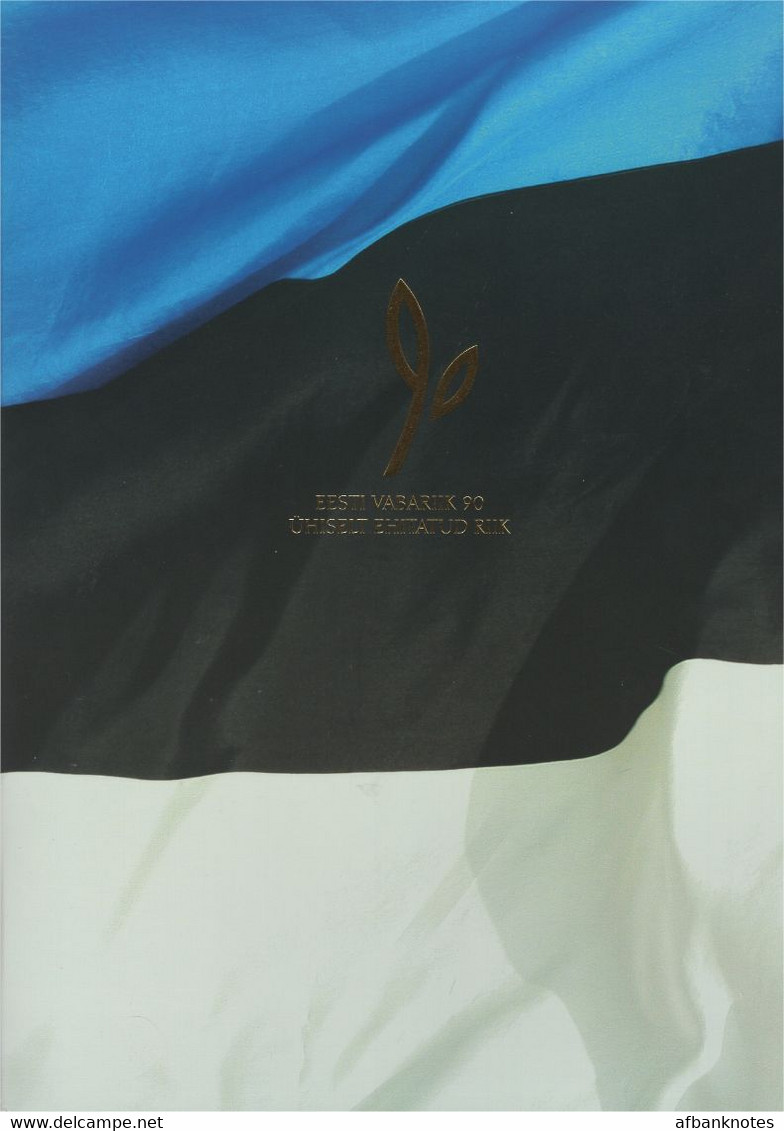 ESTONIA       10 Krooni       Comm.       P-90       2008       UNC  [ WITH FOLDER ] - Estonia