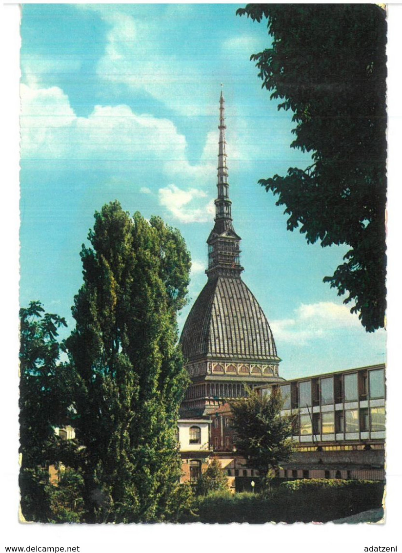 BR788 Torino Mole Antonelliana Viaggiata 1964 Verso Roma - Mole Antonelliana