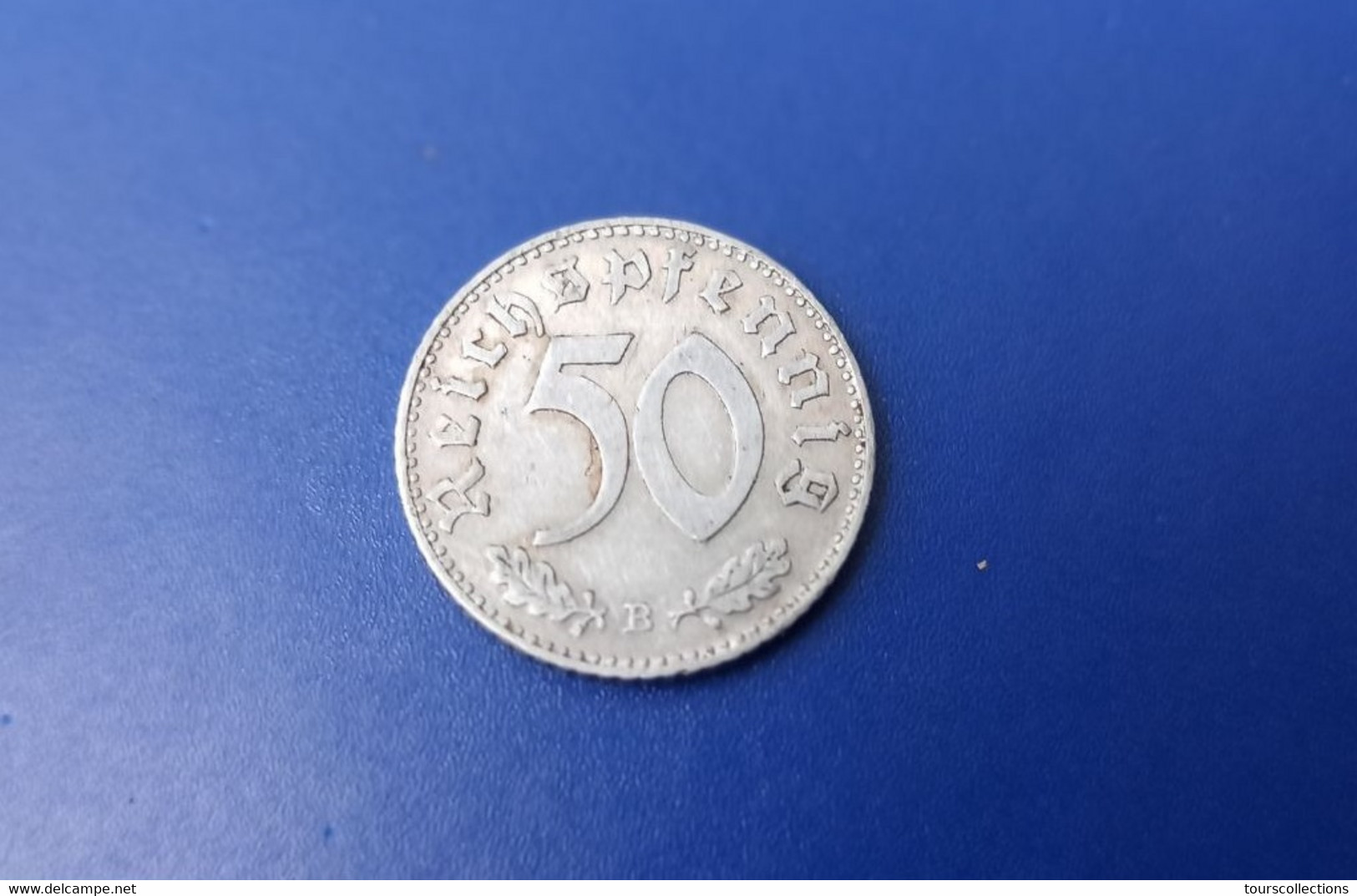 Monnaie 50 Reichspfennig ALLEMAGNE WW2 1941 B Vienne Aluminium 1,3 G. 3° Reich - 50 Reichspfennig