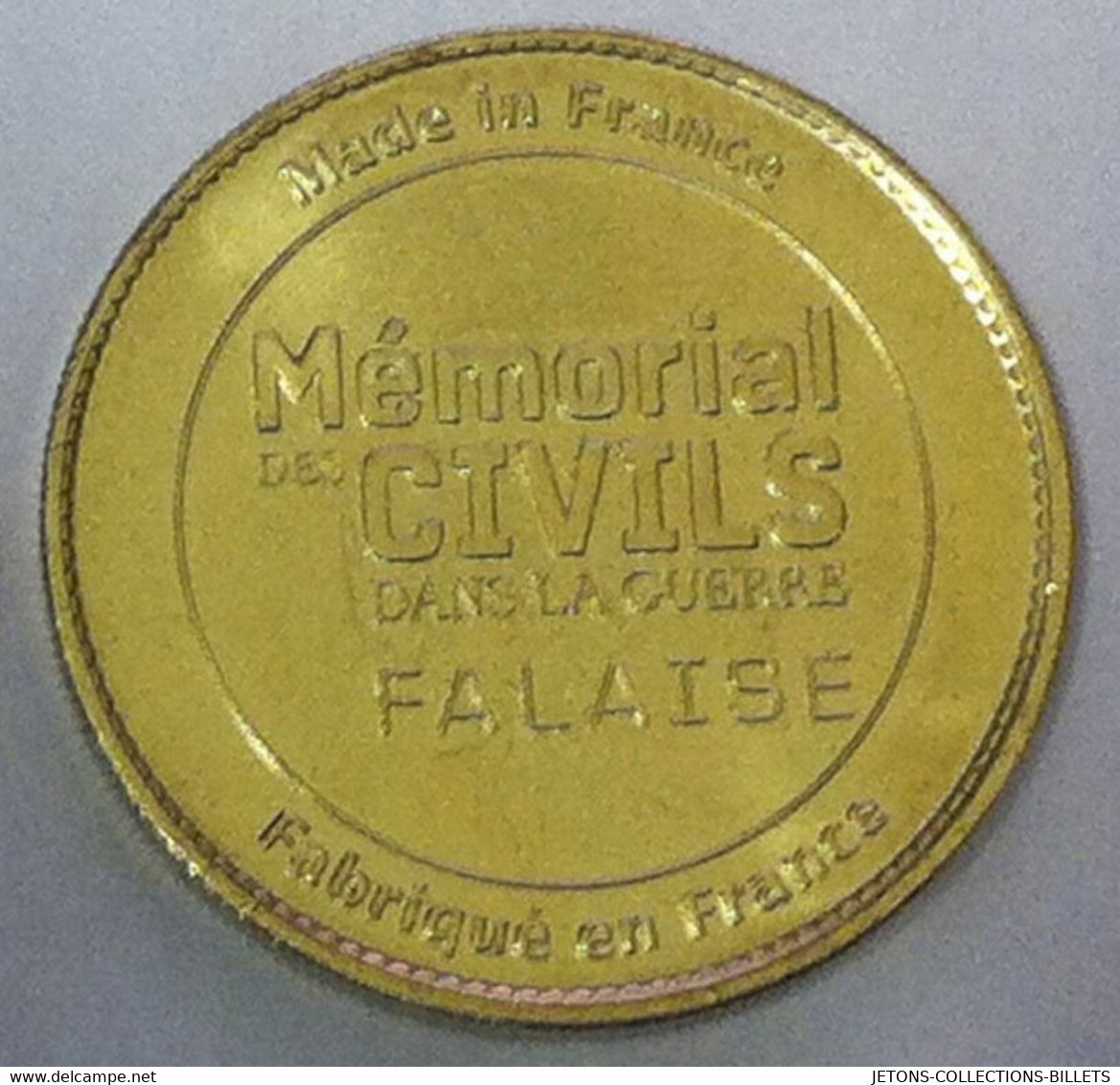 14 FALAISE MÉMORIAL DES CIVILS DANS LA GUERRE VOITURE CITROËN ? MÉDAILLE ARTHUS BERTRAND 2017 JETON MEDALS TOKENS COINS - 2017