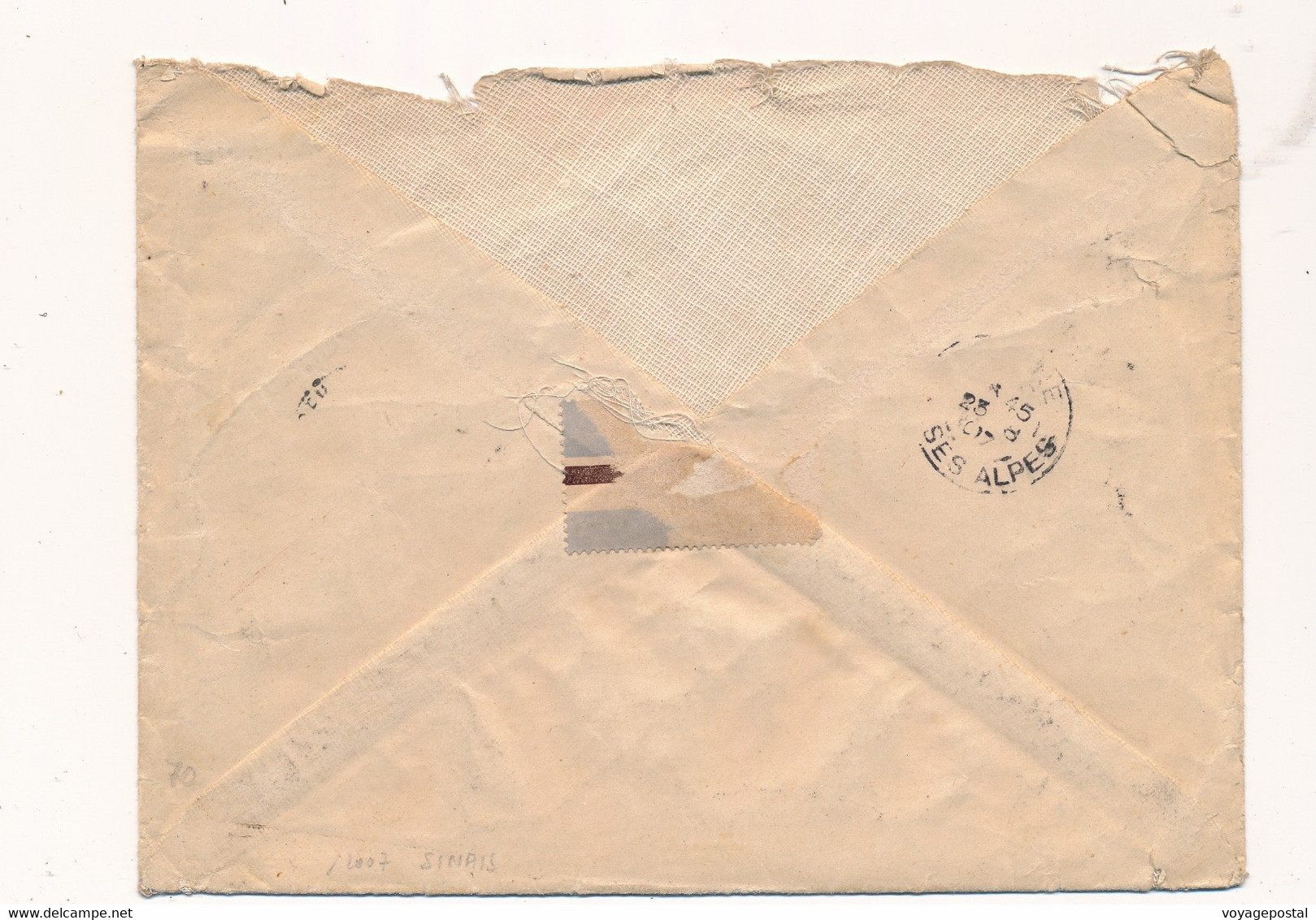 LETTRE COLONIE KAYES HAUT SENEGAL ET NIGER TYPE FAIDHERBE ETIQUETTE URGENT 1907 COVER - Briefe U. Dokumente