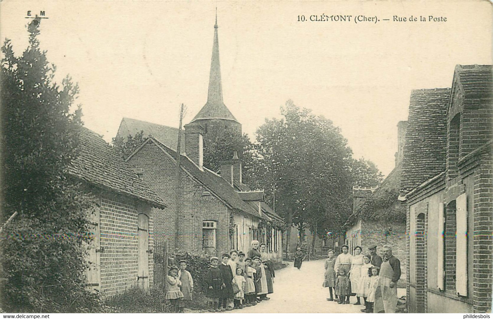 CHER  CLEMONT  Rue De La Poste - Clémont