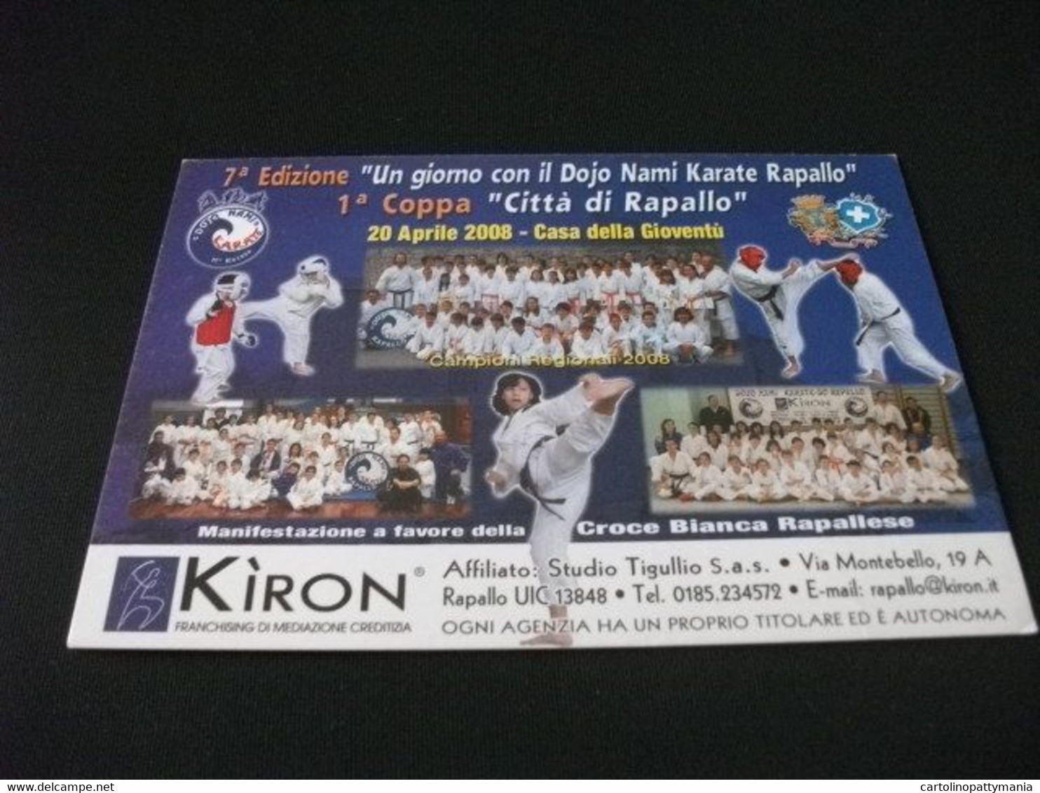 7° Edizione Un Giorno Con Il Dojo Nami  Gara Karate'2008 1° COPPA CITTA' DI RAPALLO - Oosterse Gevechtssporten