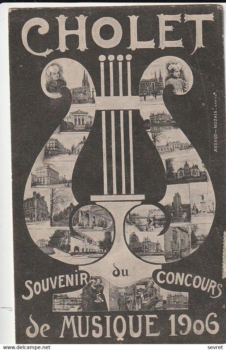 CHOLET. - Souvenir Du Concours De Musique 1906 - Cholet
