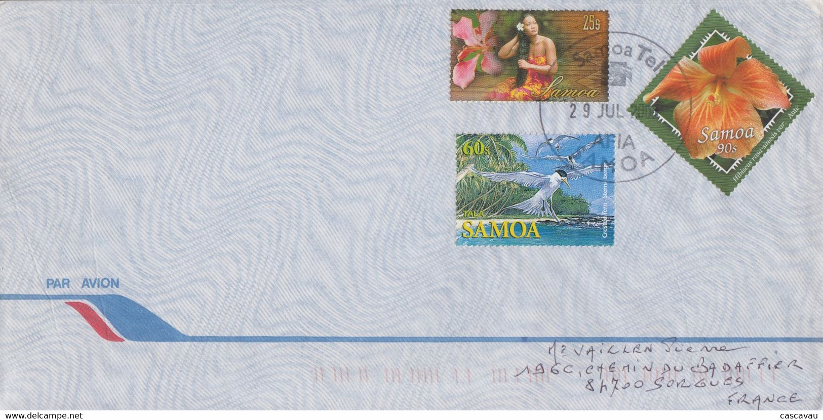 Enveloppe  SAMOA   2004 - Samoa