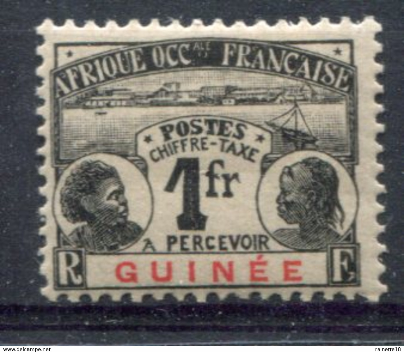 Guinée          Taxe    N° 15 * - Ongebruikt