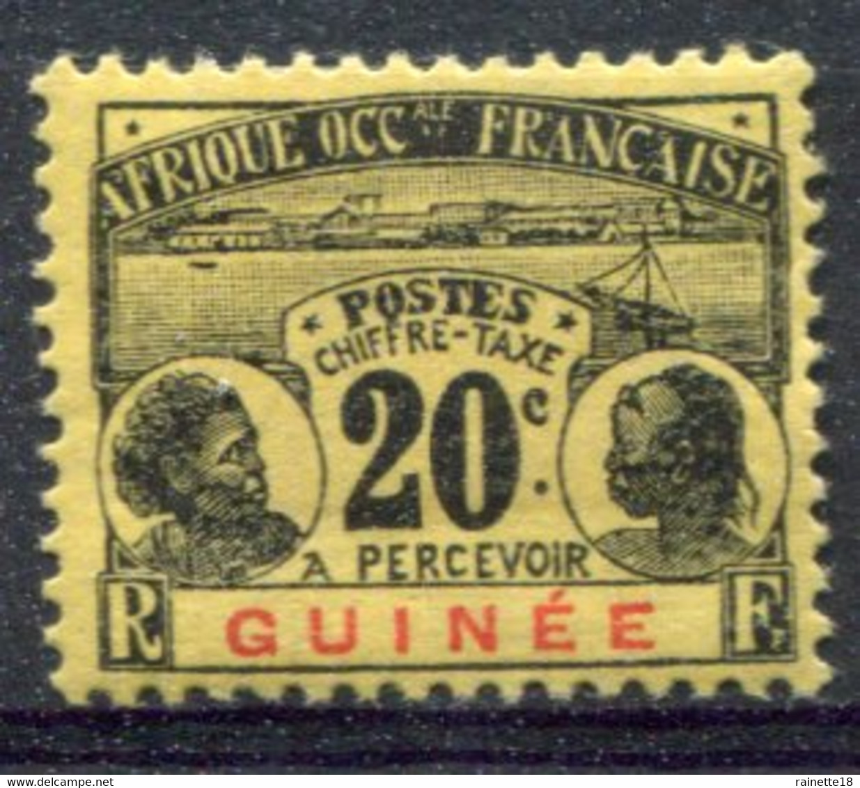 Guinée          Taxe    N° 11 * - Unused Stamps