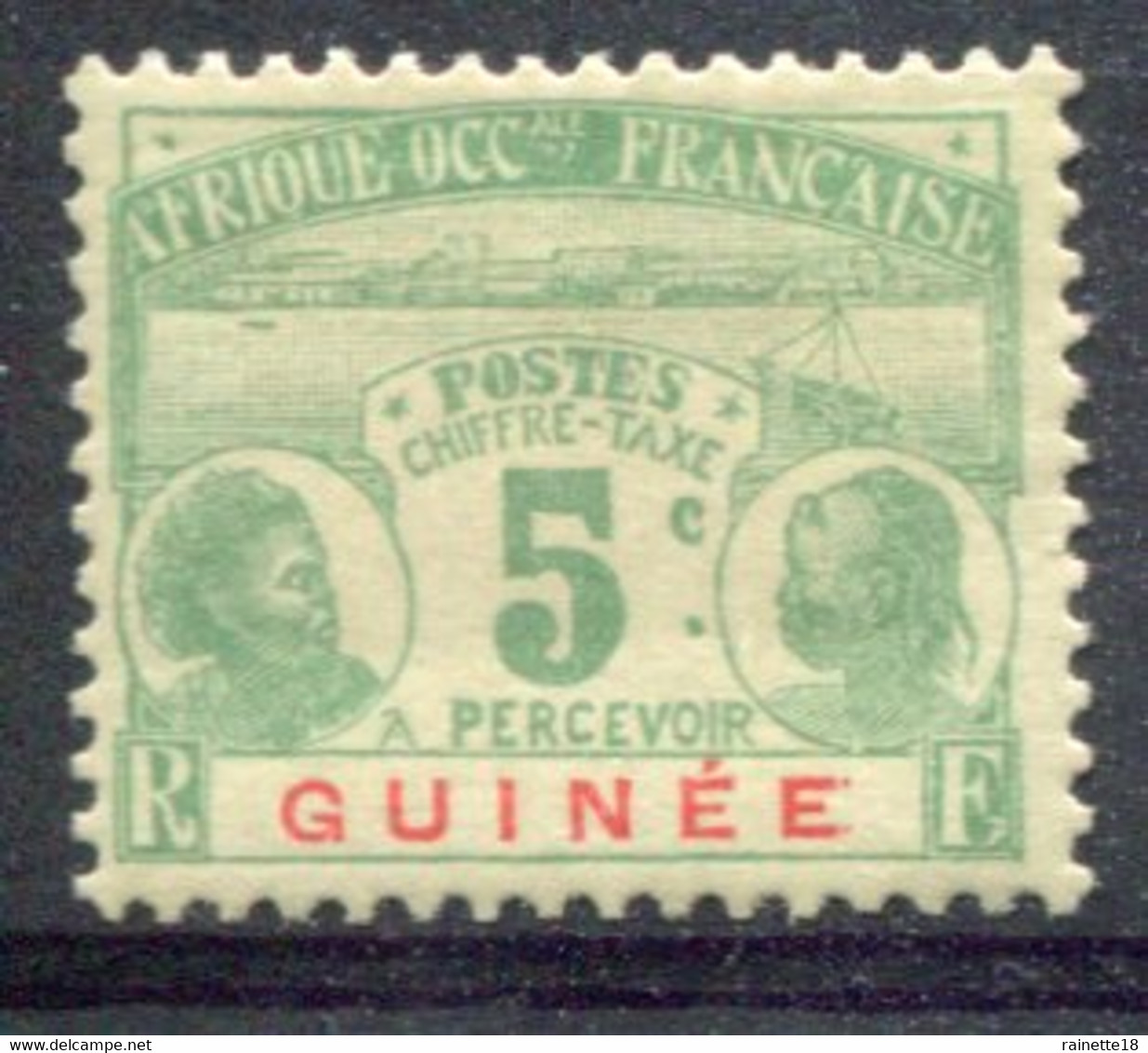 Guinée          Taxe    N° 8 * - Ungebraucht
