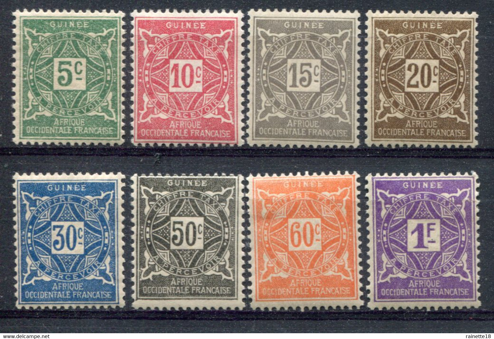 Guinée          Taxes 16/23 * - Unused Stamps