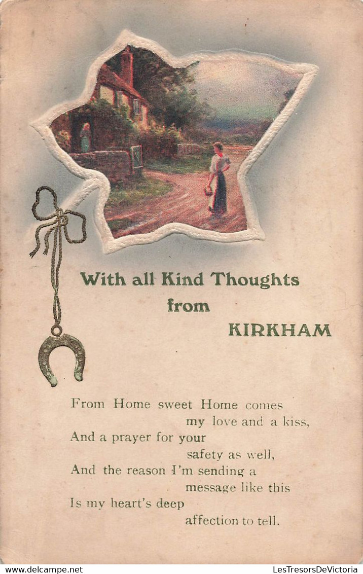 CPA With All Kind Thoughts From Kirkham - Fer A Cheval - Other & Unclassified