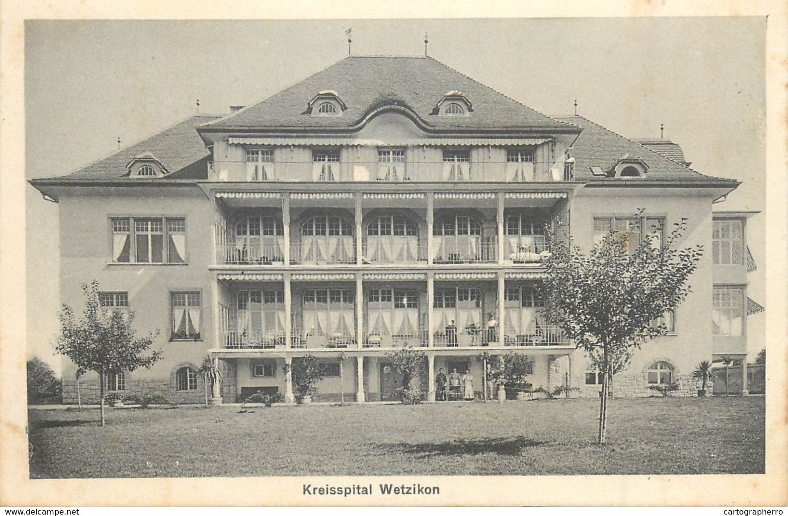 Suisse WETZIKON Kreisspital 1913 - Wetzikon