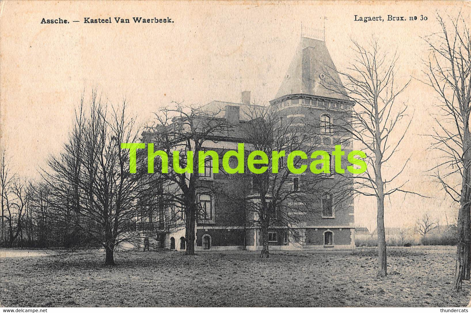 CPA ASSE ASSCHE KASTEEL VAN WAERBEEK - Asse