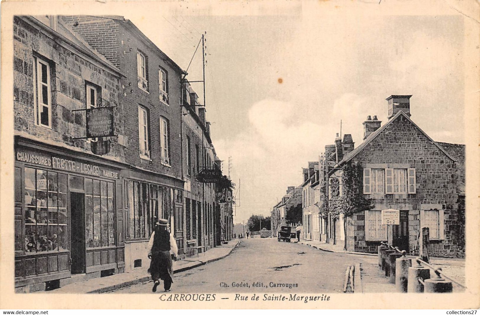 61-CARROUGES- RUE DE SAINT-MARGUERITE - Carrouges