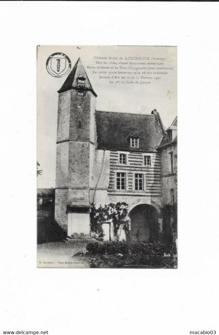 80  Somme  :  Lucheux  Le Château   Réf 9455 - Lucheux