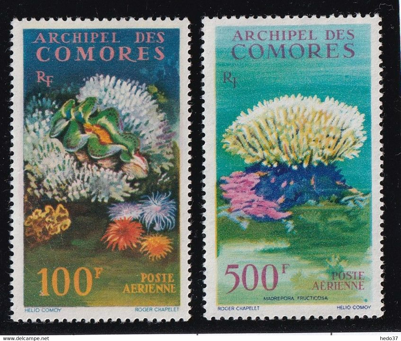 Comores Poste Aérienne N°5/6 - Neuf * Avec Charnière - TB - Poste Aérienne