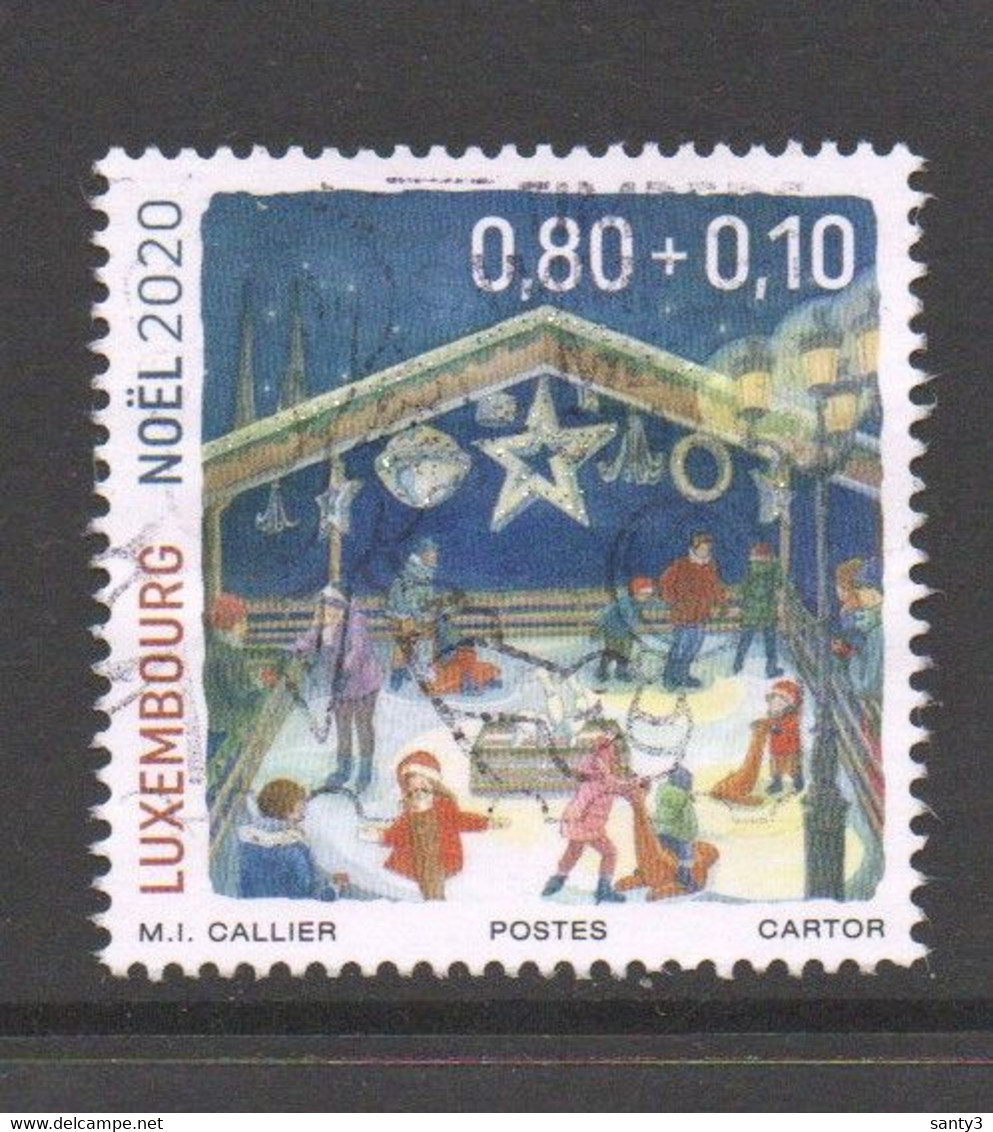 Luxemburg 2020 Yv 2198 Kerstmis Toeslag Prachtig Gestempeld - Used Stamps