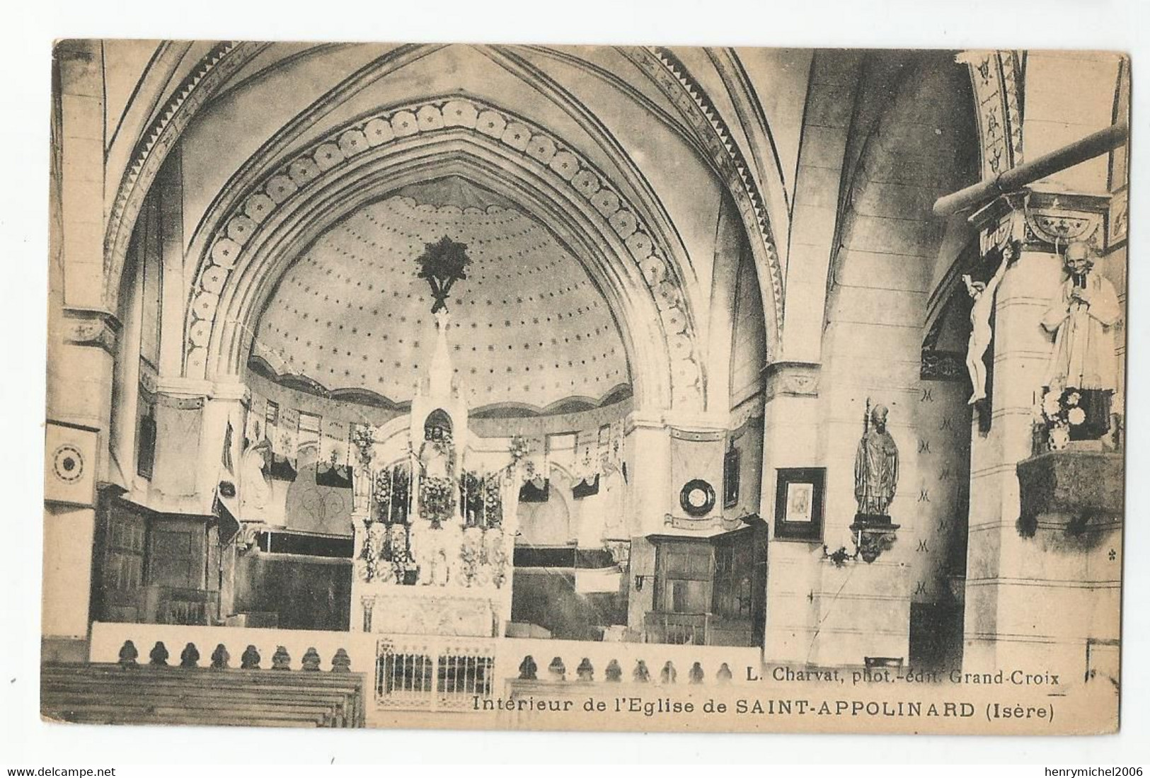 38 Isère Saint Appolinard Intérieur De L'église Ed Charvat - Sonstige & Ohne Zuordnung