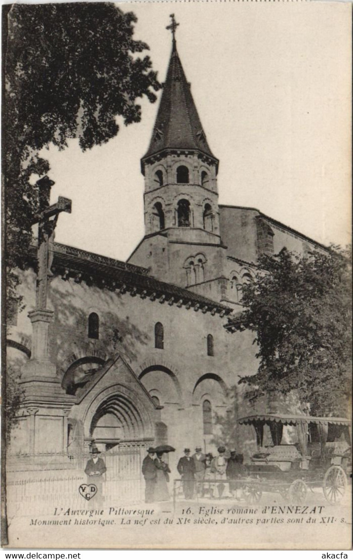 CPA ENNEZAT Eglise Romane (1255410) - Ennezat