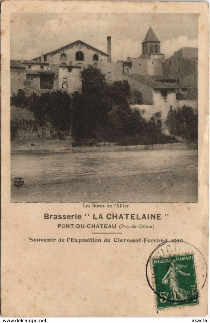 CPA PONT-du-CHATEAU Brasserie La Chatelaine - Les Bords De L'Allier (1255682) - Pont Du Chateau