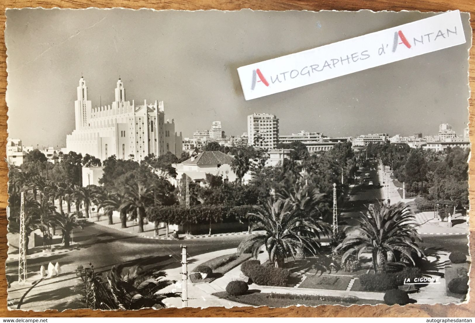 ● Pierre DARTEUIL Acteur Nom De Scène Pierre Maisonnat - Casablanca Mermoz Maroc Cinéma Carte Postale Autographe CPSM - Acteurs & Toneelspelers