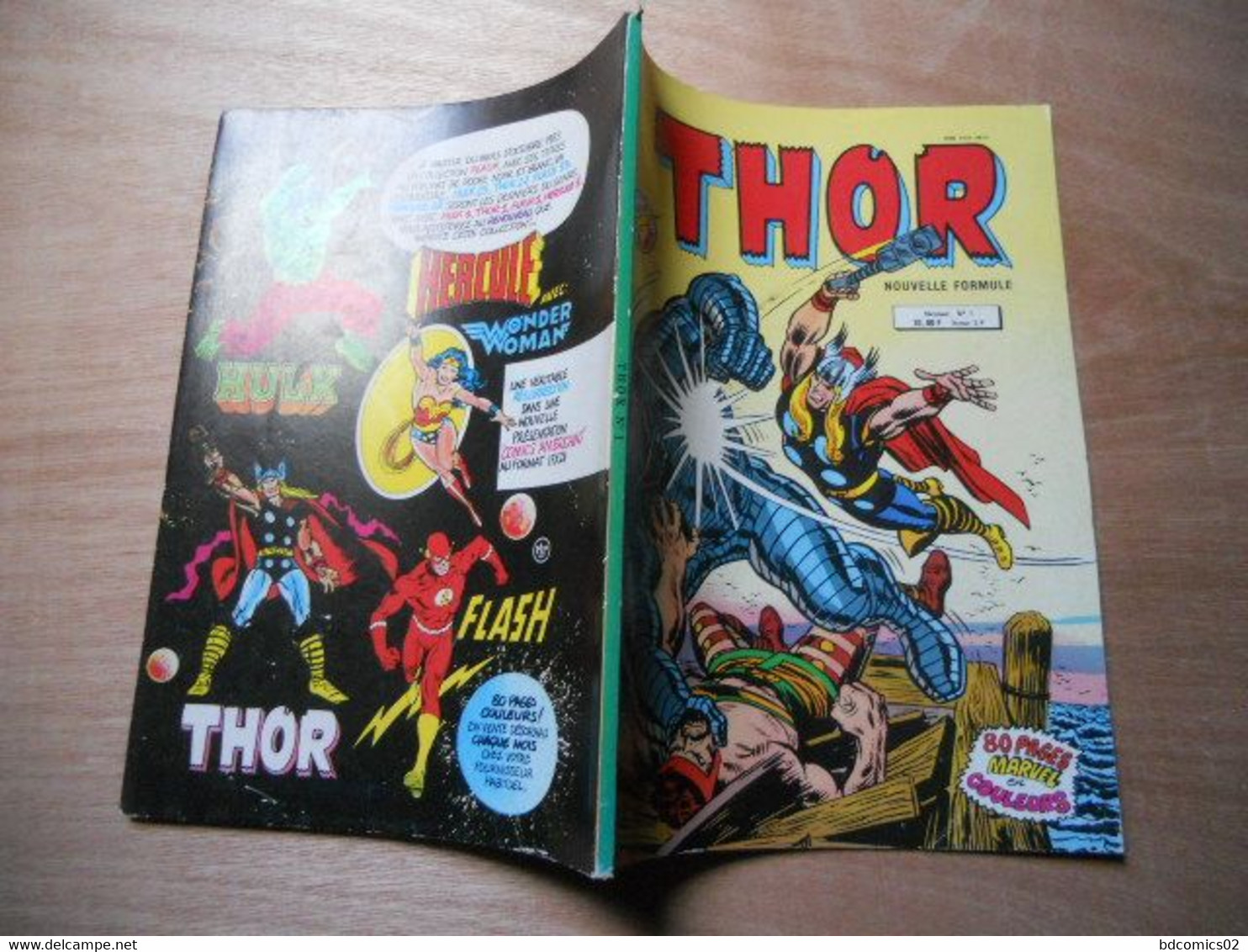 Thor N°1 Nouvelle Formule  Le Reveil D'une Menace Aredit  Publication Flash 1983 TBE - Thor