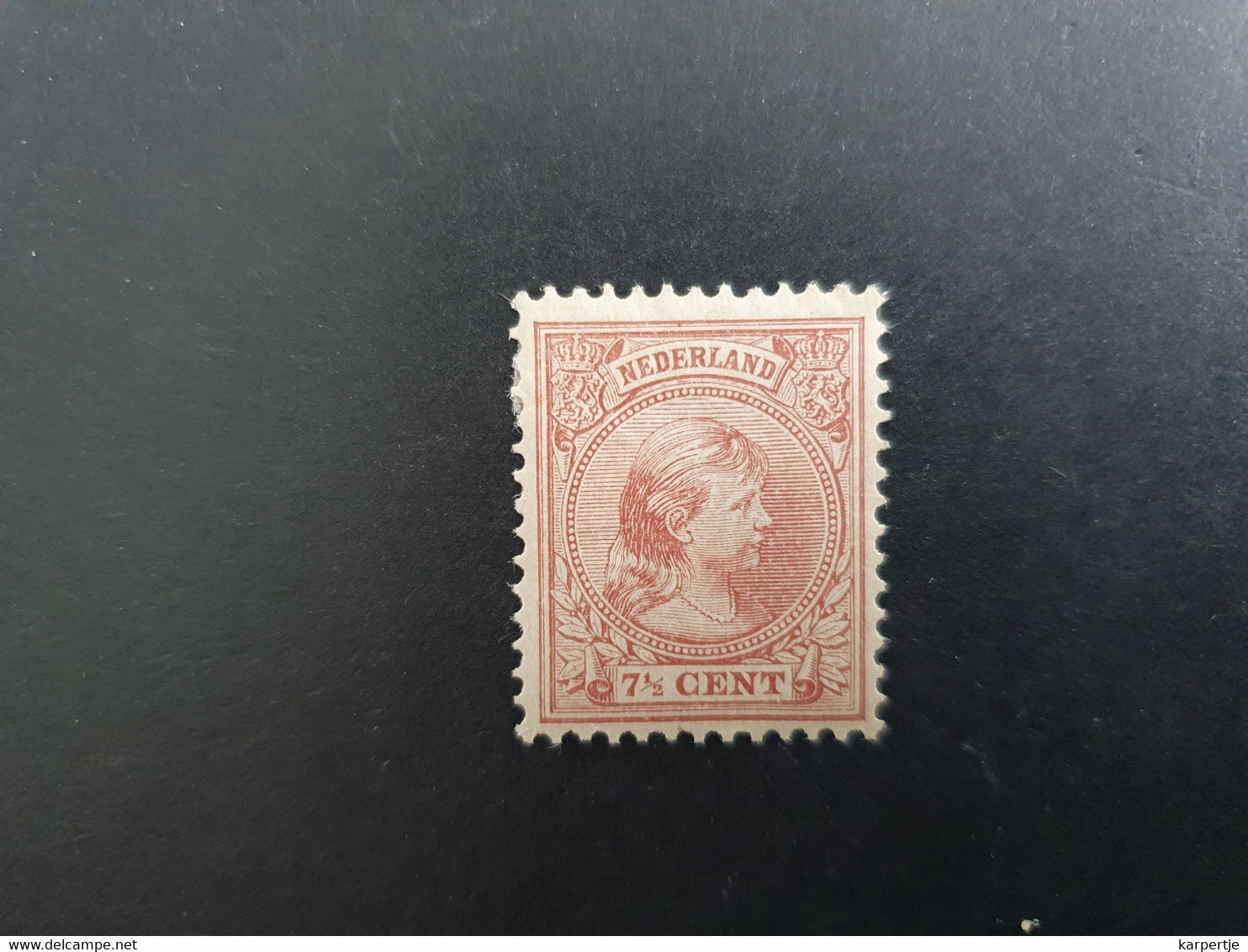 NVPH 36 Met Plakkerrest. - Unused Stamps