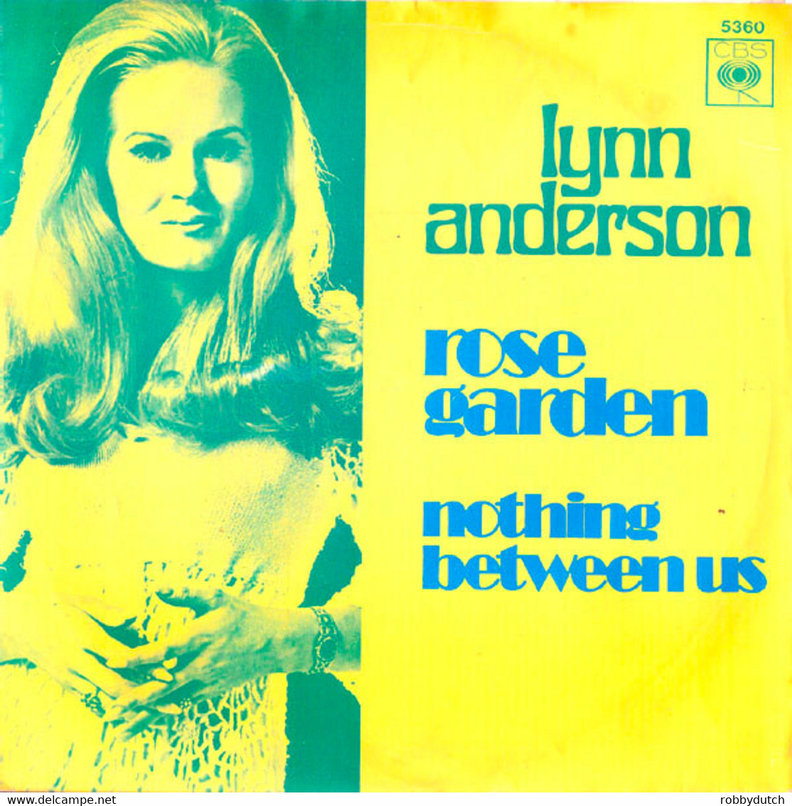 * 7" *  LYNN ANDERSON - ROSE GARDEN (Benelux 1970) - Country & Folk