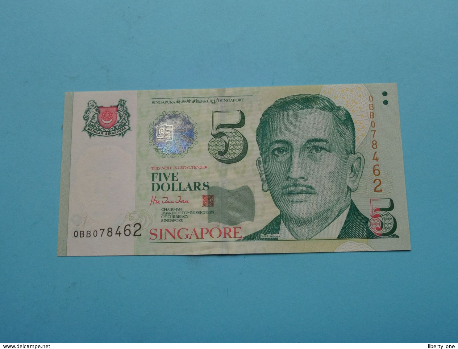 5 Five Dollars ( OBB078462 ) Singapore ( Voir / See > Scans ) UNC ! - Singapore