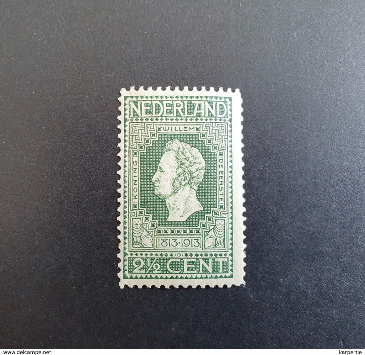 Plaatfout NVPH 90P. MNH Groene Stip Boven De 2 Van 2 1/2 - Plaatfouten En Curiosa