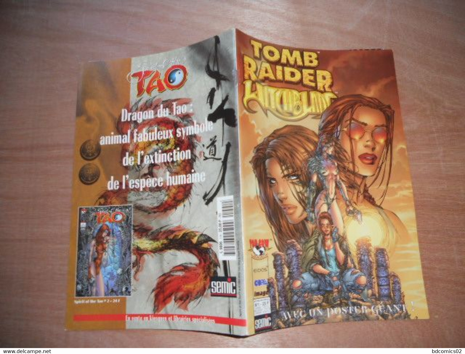 Tomb Raider Witchblade N° 1 Semic  Poster Inclus Attacher / Aout 1999 TTBE - Collections