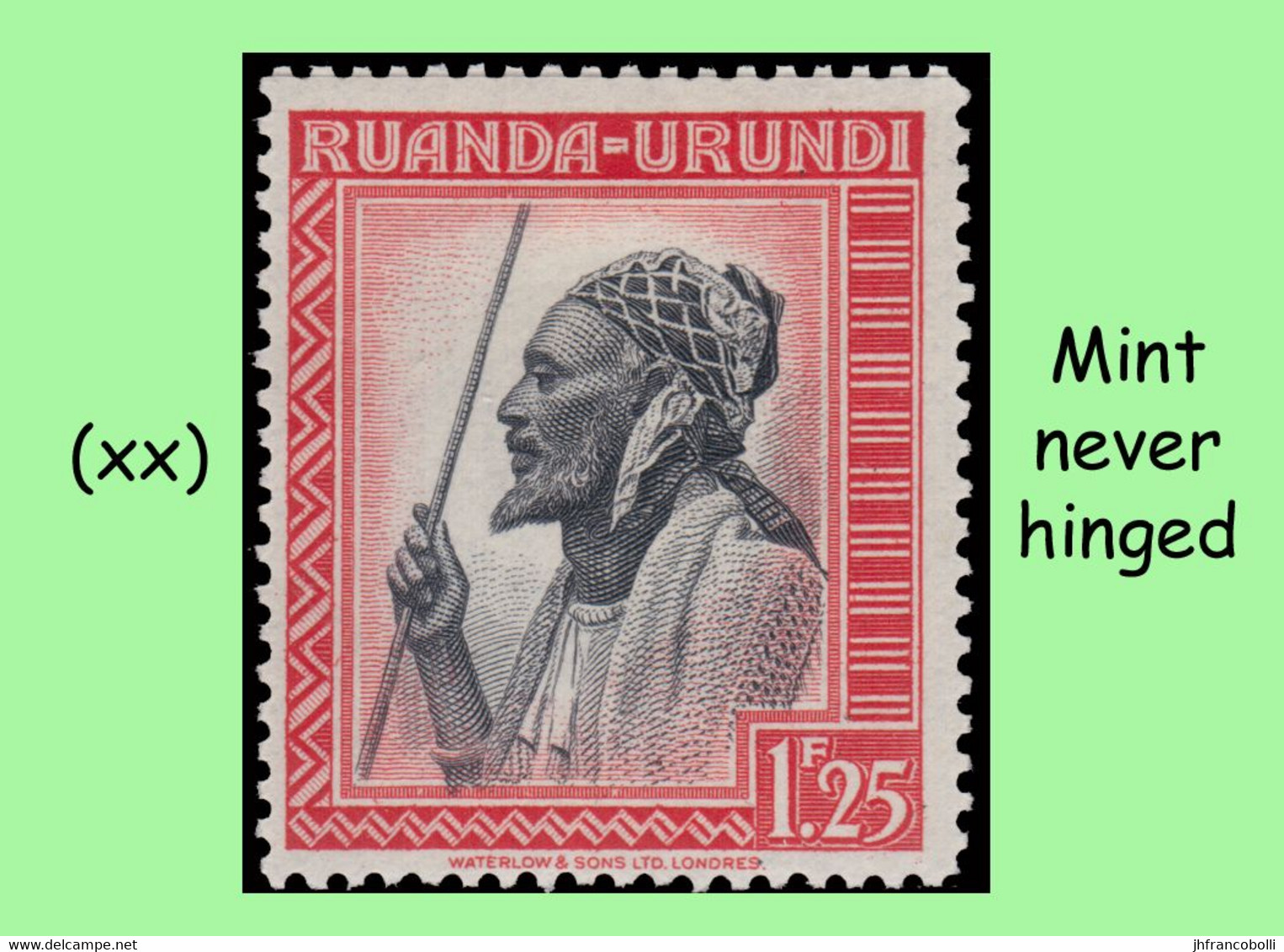 1942 ** RUANDA-URUNDI RU 126/146 MNH PALM SET SELECTION ( x 21 stamps )