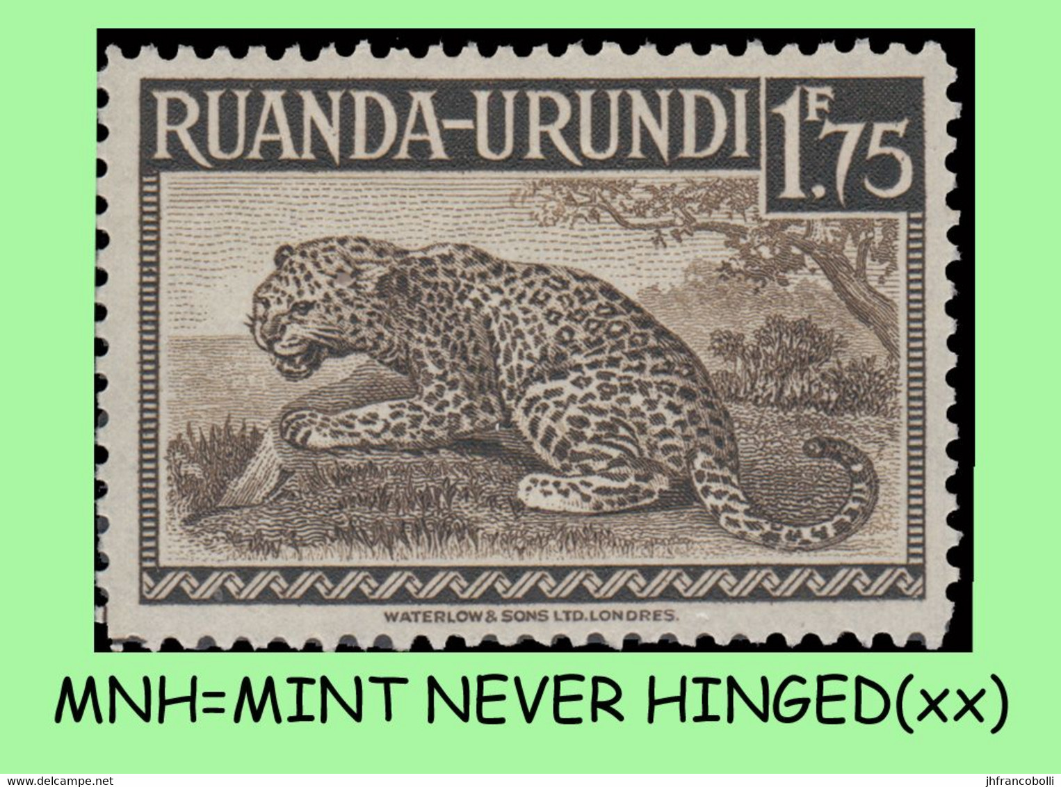 1942 ** RUANDA-URUNDI RU 126/146 MNH PALM SET SELECTION ( x 21 stamps )