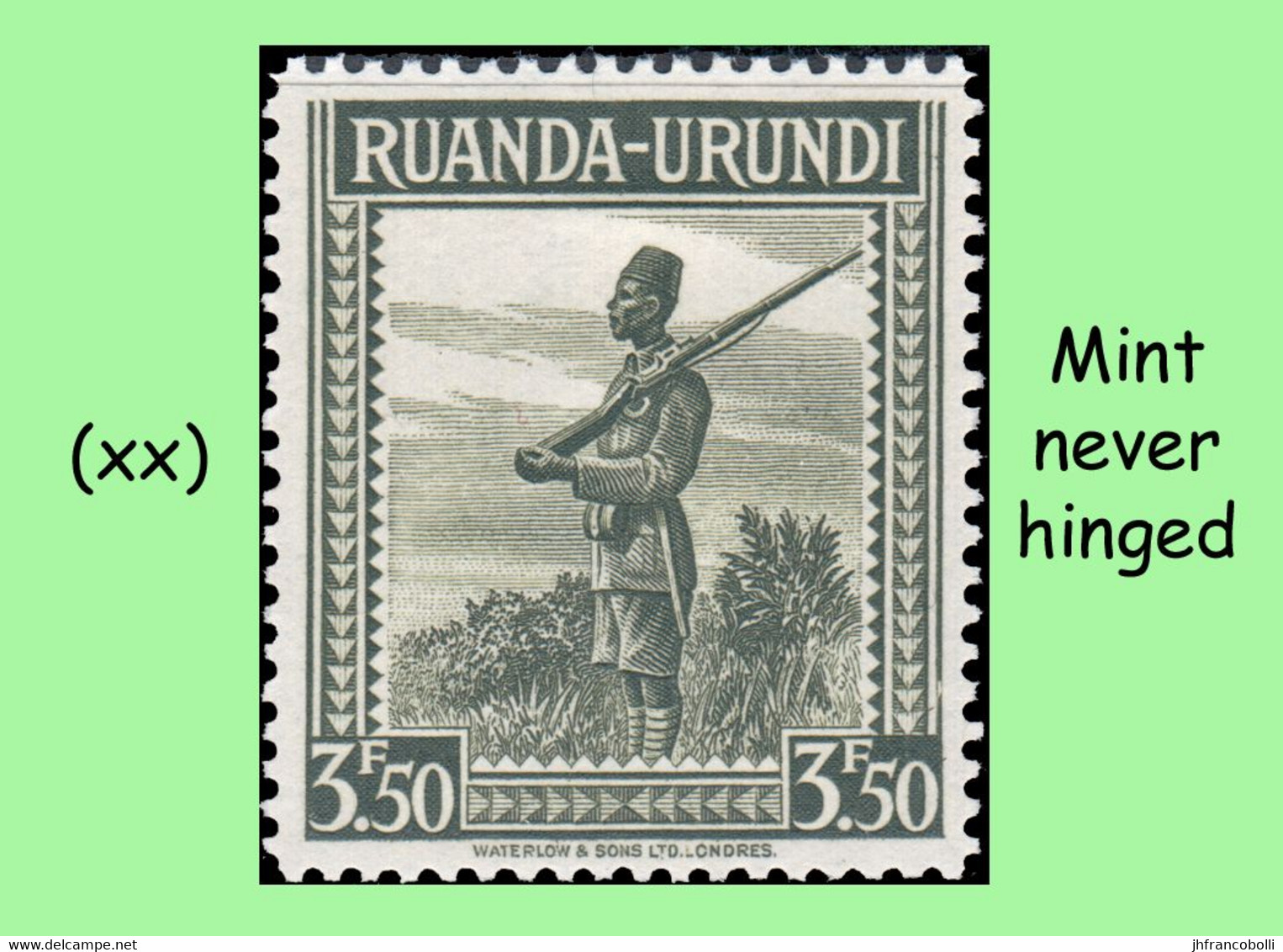 1942 ** RUANDA-URUNDI RU 126/146 MNH PALM SET SELECTION ( x 21 stamps )