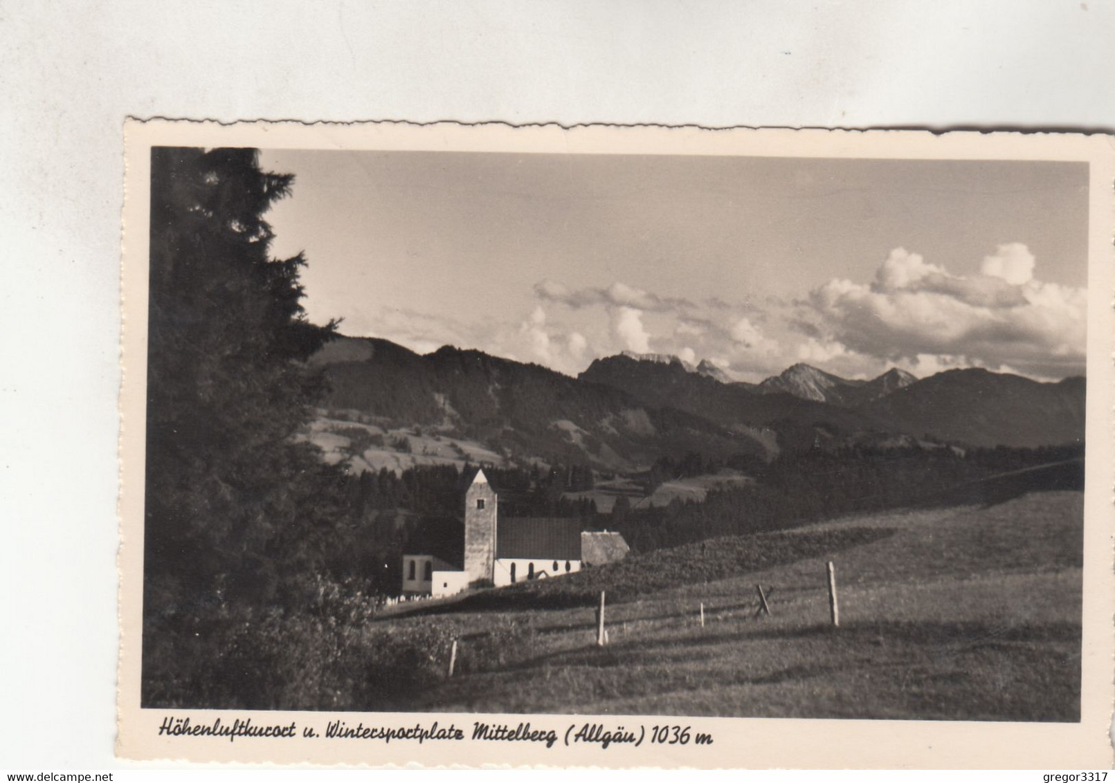 B7973) MITTELBERG - Allgäu Wunderschöne Seltene Ansicht ALT 1935 - Mainburg
