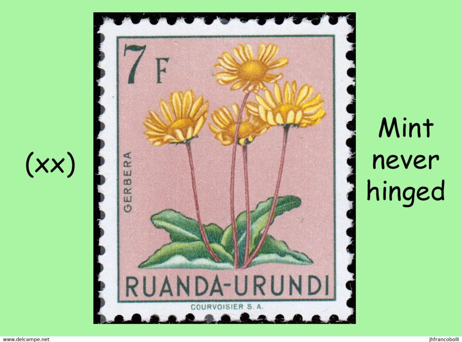 1953 ** RUANDA-URUNDI RU 177/195 MNH TROPICAL FLOWERS SET  ( X 19 Stamps ) - Nuovi