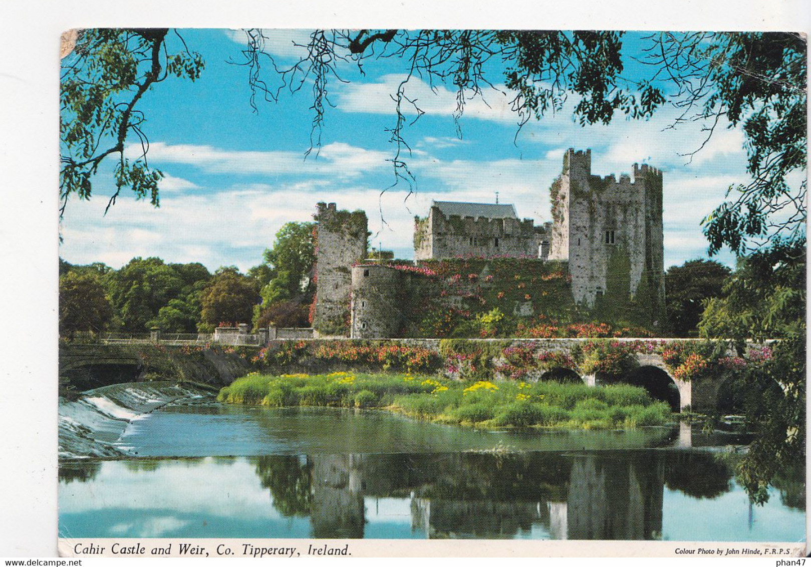 IRLANDE, CAHIR CASTLE And WEIRE, TIPPERARY, Château, Ed. John Hinde 1982 - Tipperary