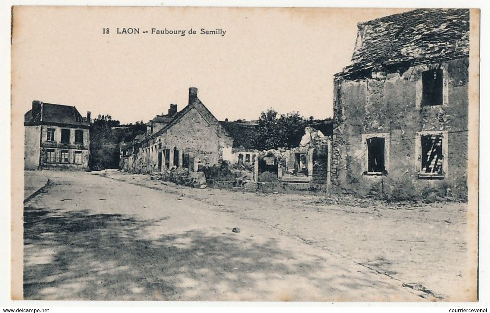 CPA - LAON (Aisne) - Faubourg De Semilly - Laon