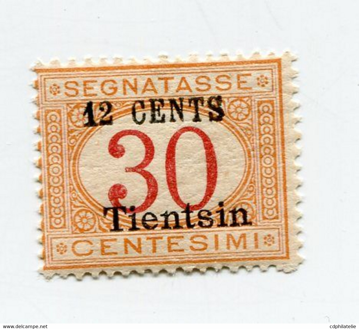 TIENTSIN BUREAU ITALIEN EN CHINE TIMBRE-TAXE N°14 ** - Tientsin