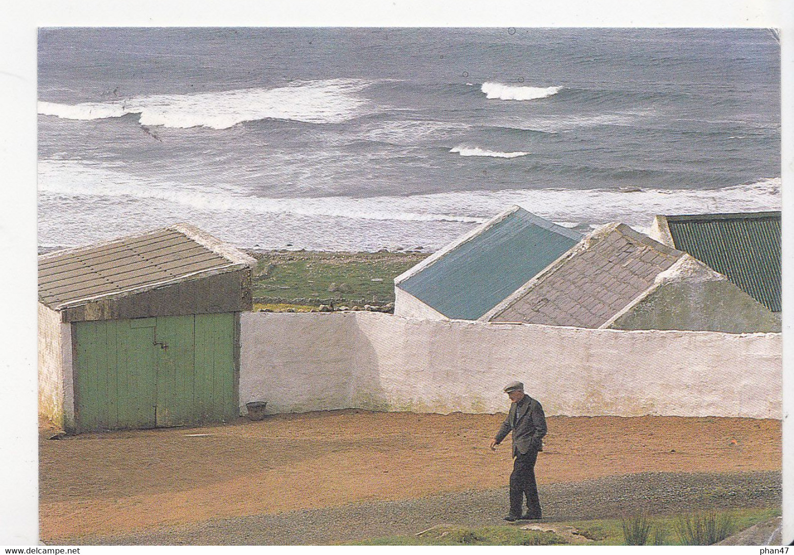IRLANDE, DONEGAR, Mer, Maisons De Pierre, Vieil Homme, Ed. Real Ireland 1980 Environ - Donegal