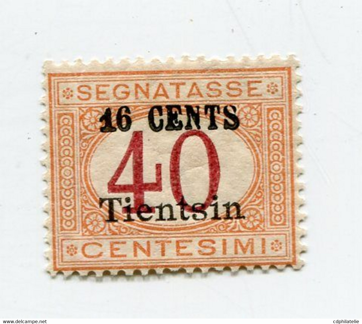 TIENTSIN BUREAU ITALIEN EN CHINE TIMBRE-TAXE N°15 ** - Tientsin