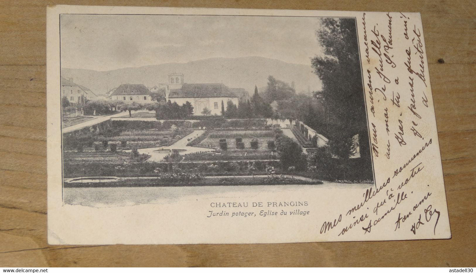 NYON : Chateau De PRANGINS, Jardin Potager, Eglise Du Village ........... T-12103 - Prangins