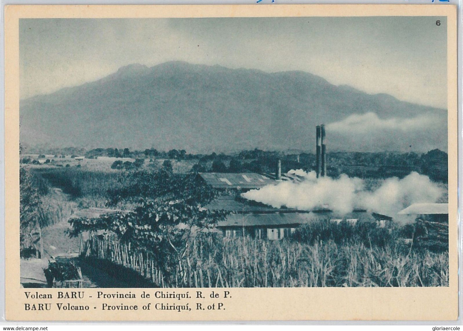 49903 - PANAMA - POSTAL HISTORY - POSTAL STATIONERY CARD - VULCANO - Volcans