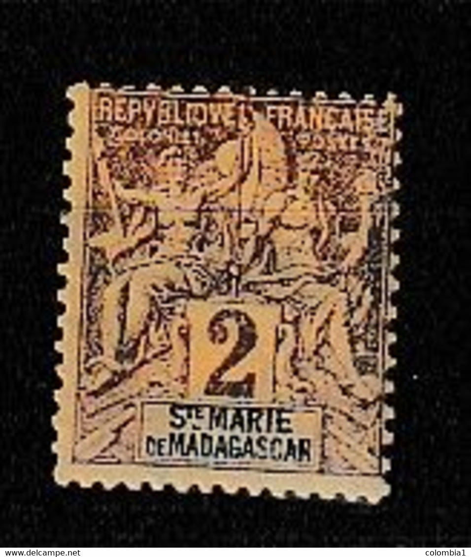 Sainte Marie De Magagascar YT 2 Neuf - Unused Stamps