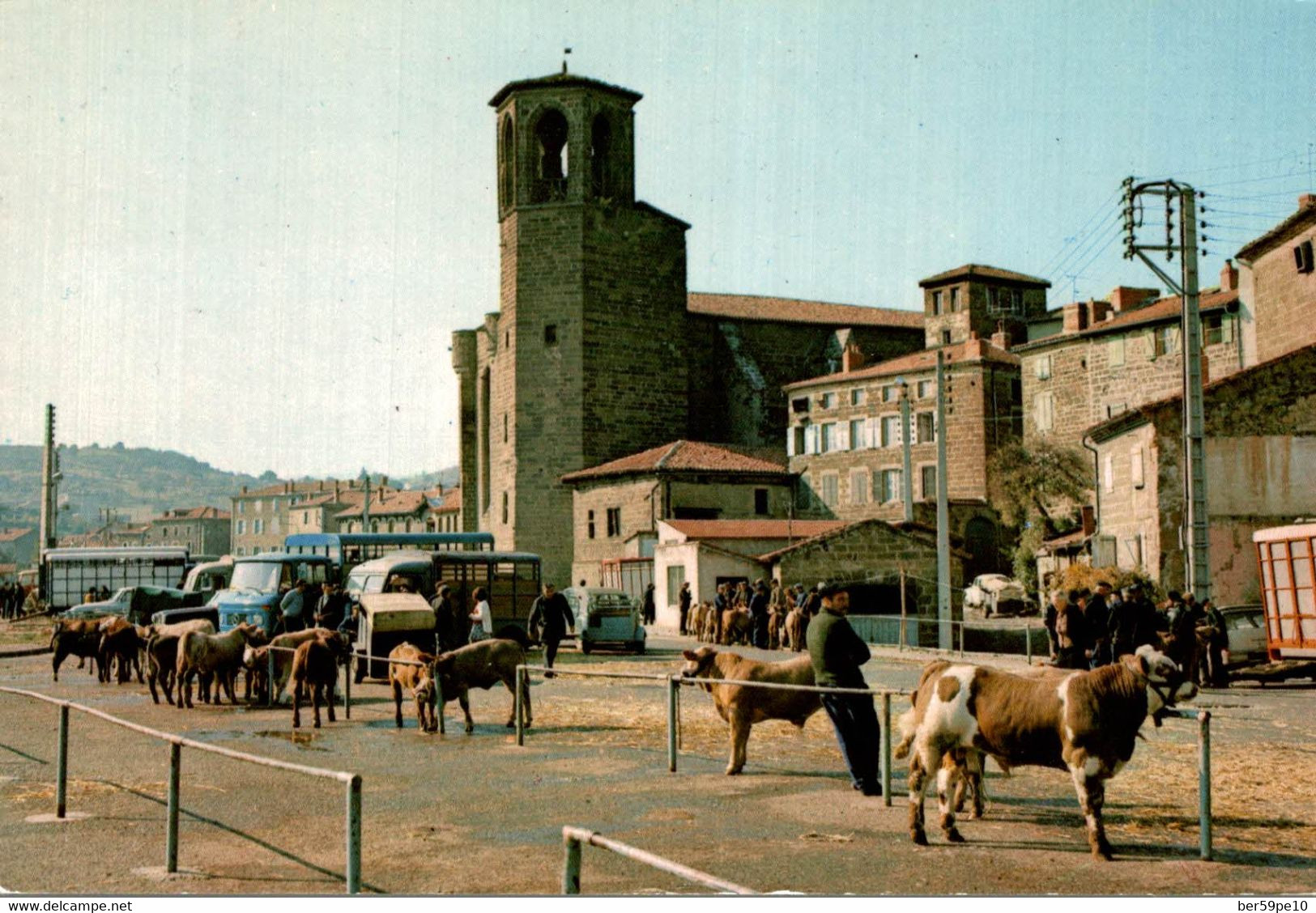 43 LANGEAC LE MARCHE AUX VEAUX - Langeac