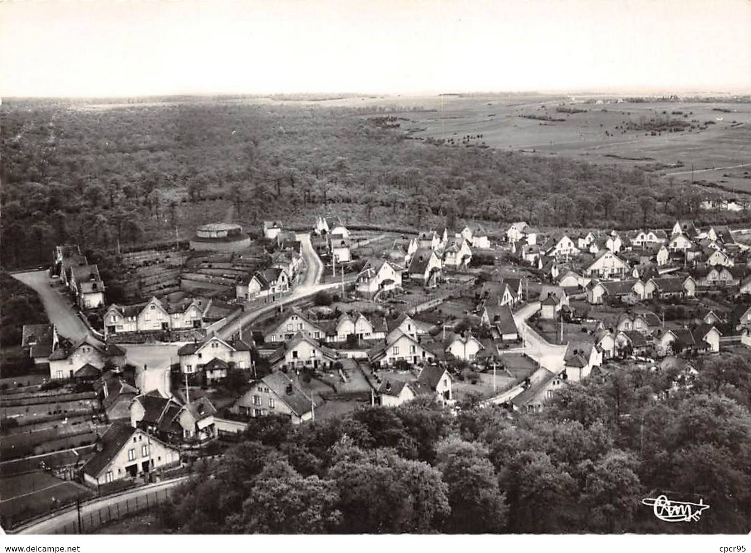 55 - SAN60871 - TUCQUEGNIEUX - Vue Aérienne - Mine D'Anderny Chevillon - Cité De Forté - Combier 374-2A - CPSM 10x15 Cm - Altri & Non Classificati