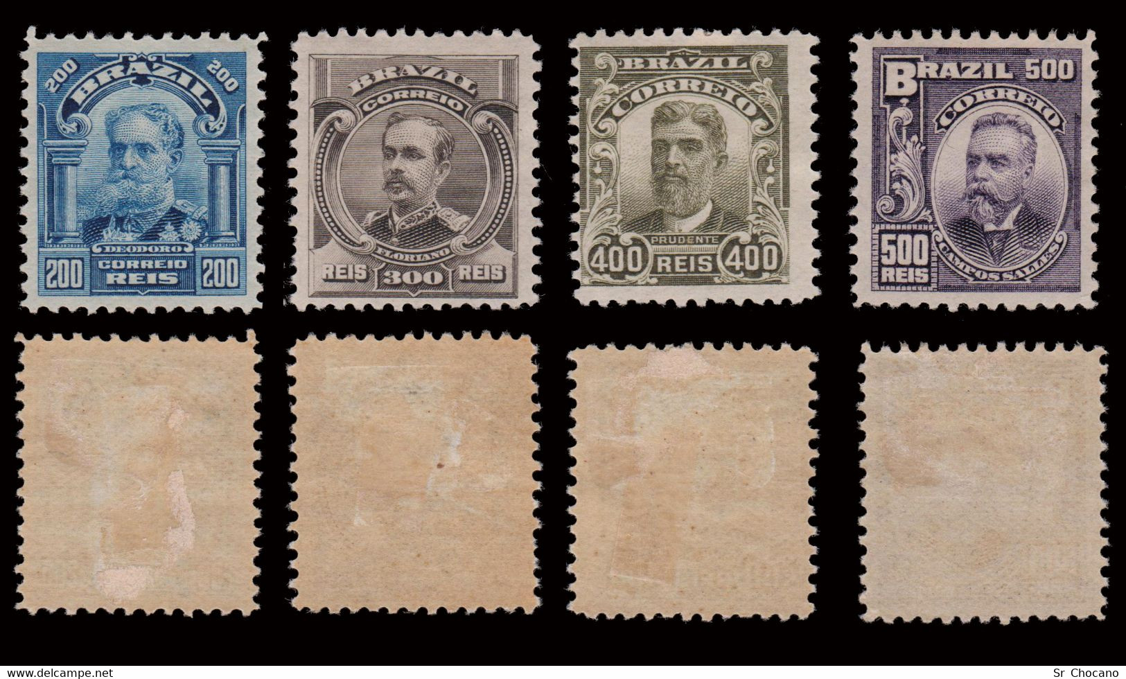 BRAZIL STAMP.1906.IVERT TELLIER 128-141.MH. - Unused Stamps