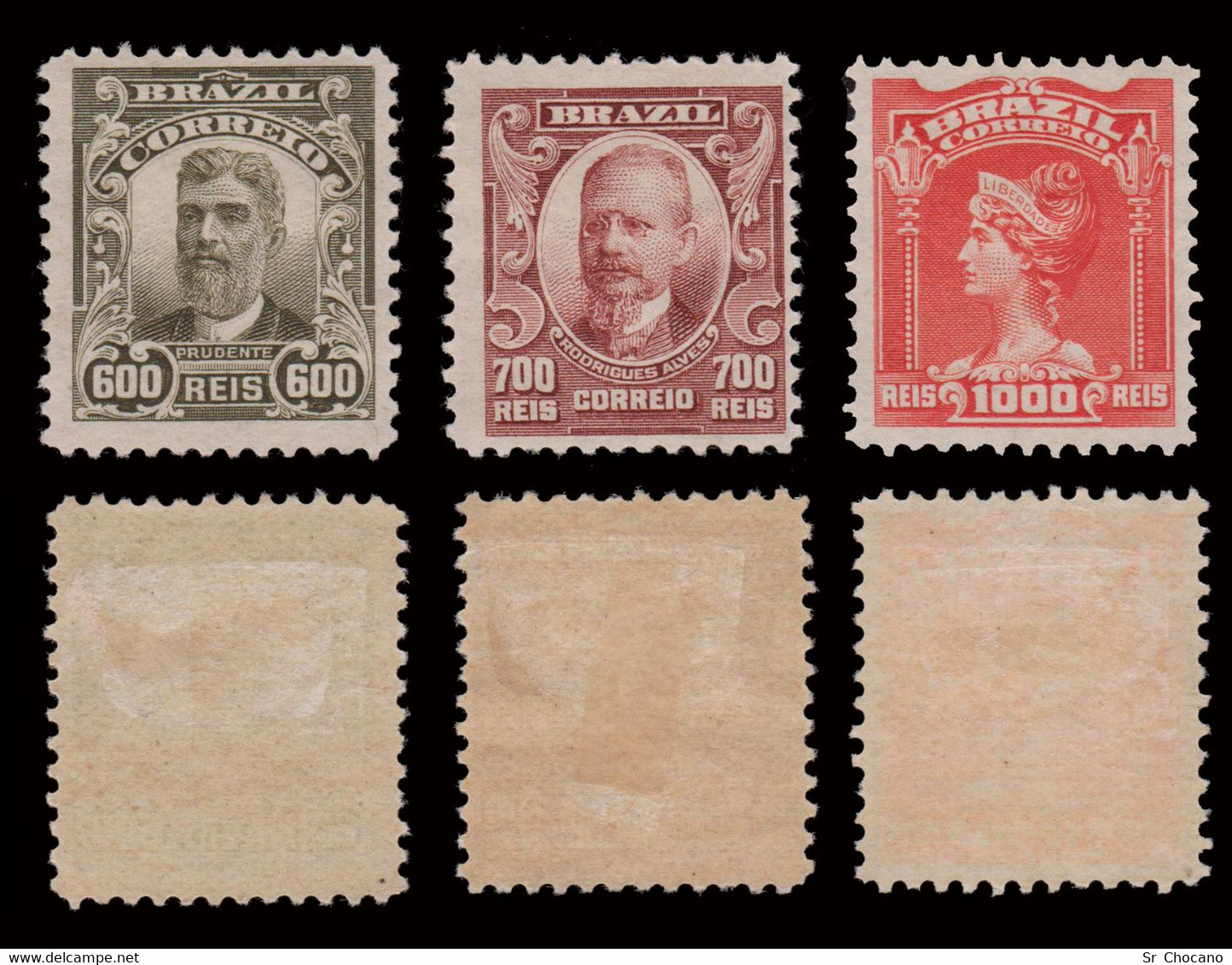 BRAZIL STAMP.1906.IVERT TELLIER 128-141.MH. - Unused Stamps