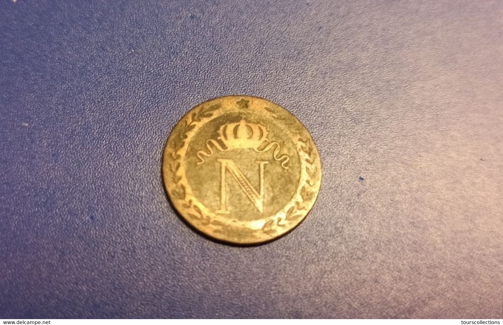 FRANCE - NAPOLEON PREMIER 10 Centimes 1809 A EMPEREUR - FAUX D'EPOQUE ? TEINTE ROUGE CUIVRé - 10 Centimes